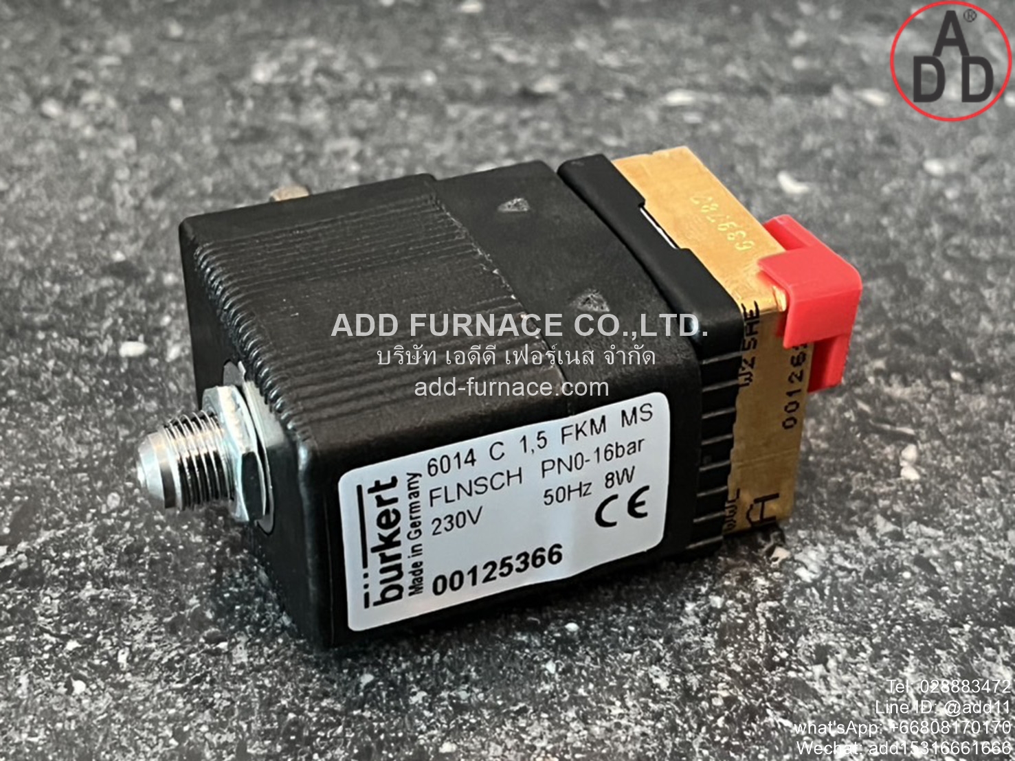 Burkert 6014 C 1,5 FKM MS (230V) (10)